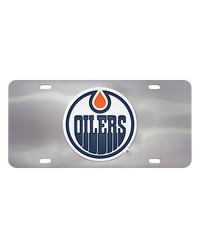 Edmonton Oilers Diecast License Plate by   