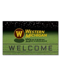 Western Michigan Broncos Crumb Rubber Door Mat by   