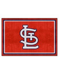 St. Louis Cardinals 5x8 Rug by   