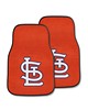 Fan Mats  LLC St. Louis Cardinals 2-pc Carpet Car Mat Set Red