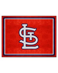 St. Louis Cardinals 8x10 Rug by   