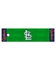 Fan Mats  LLC St. Louis Cardinals Putting Green Mat Green