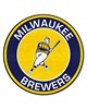 Fan Mats  LLC Milwaukee Brewers Roundel Mat Yellow