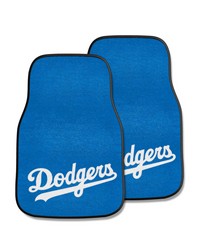 Los Angeles Dodgers 2-pc Carpet Car Mat Set by   