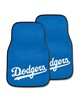 Fan Mats  LLC Los Angeles Dodgers 2-pc Carpet Car Mat Set Blue