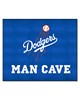 Fan Mats  LLC Los Angeles Dodgers Tailgater Mat Man Cave Blue