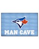 Fan Mats  LLC Toronto Blue Jays Ulti-Mat Man Cave Light Blue