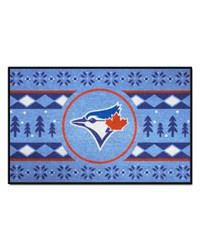 Toronto Blue Jays Starter Mat Holiday Sweater by   