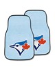 Fan Mats  LLC Toronto Blue Jays 2-pc Carpet Car Mat Set Light Blue