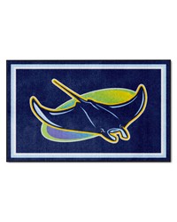 Tampa Bay Rays 4x6 Rug by   