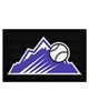 Fan Mats  LLC Colorado Rockies Ulti-Mat Black