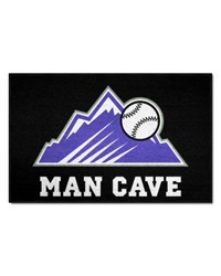 Colorado Rockies Starter Mat Man Cave by   