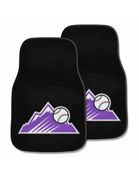 Colorado Rockies 2-pc Carpet Car Mat Set by   