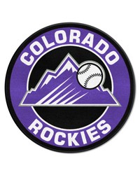 Colorado Rockies Roundel Mat by   