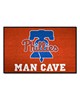 Fan Mats  LLC Philadelphia Phillies Starter Mat Man Cave Red