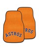 Fan Mats  LLC Houston Astros 2-pc Carpet Car Mat Set Orange