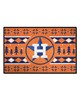 Fan Mats  LLC Houston Astros Starter Mat Holiday Sweater Orange