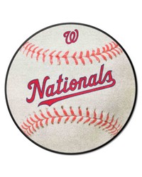 Washington Nationals Baseball Mat by   