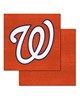 Fan Mats  LLC Washington Nationals Team Carpet Tiles Red