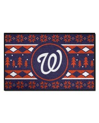 Washington Nationals Starter Mat Holiday Sweater by   