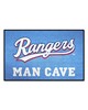 Fan Mats  LLC Texas Rangers Starter Mat Man Cave Blue