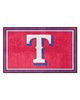 Fan Mats  LLC Texas Rangers 4x6 Rug Red