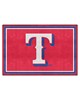 Fan Mats  LLC Texas Rangers 5x8 Rug Red