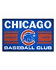 Fan Mats  LLC Chicago Cubs Starter Mat Uniform Blue