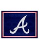 Fan Mats  LLC Atlanta Braves 8x10 Rug Navy