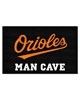 Fan Mats  LLC Baltimore Orioles Ulti-Mat Man Cave Black