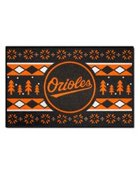 Baltimore Orioles Starter Mat Holiday Sweater by   