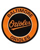 Fan Mats  LLC Baltimore Orioles Roundel Mat Orange