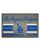 Fan Mats  LLC Los Angeles Dodgers Starter Mat Uniform Gray