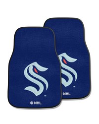 Seattle Kraken 2-pc Carpet Car Mat Set by   