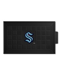 Seattle Kraken Medallion Door Mat by   