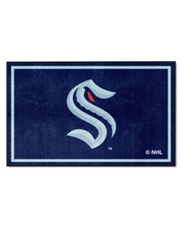 Seattle Kraken 4x6 Rug by   