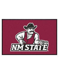 New Mexico State Lobos 4x6 Logo Mat Landscape by   