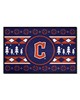 Fan Mats  LLC Cleveland Guardians Starter Mat Holiday Sweater Navy