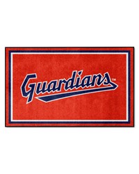 Cleveland Guardians 4x6 Rug by   