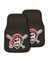 Pittsburgh Pirates 2-pc Carpet Car Mat Set by   