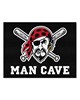 Fan Mats  LLC Pittsburgh Pirates All-Star Mat Man Cave Black