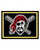 Fan Mats  LLC Pittsburgh Pirates 8x10 Rug Black