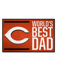 Cincinnati Reds Starter Mat World's Best Dad by   