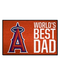 Los Angeles Angels Starter Mat World's Best Dad by   