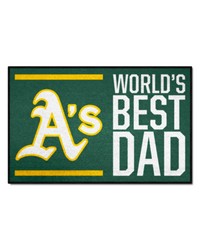 Oakland Athletics Starter Mat World's Best Dad by   