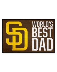 San Diego Padres Starter Mat World's Best Dad by   