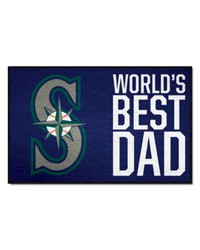 Seattle Mariners Starter Mat World's Best Dad by   