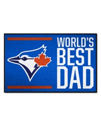 Toronto Blue Jays Starter Mat World's Best Dad by   