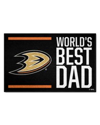 Anaheim Ducks Starter Mat World's Best Dad by   