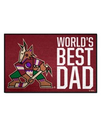 Arizona Coyotes Starter Mat World's Best Dad by   